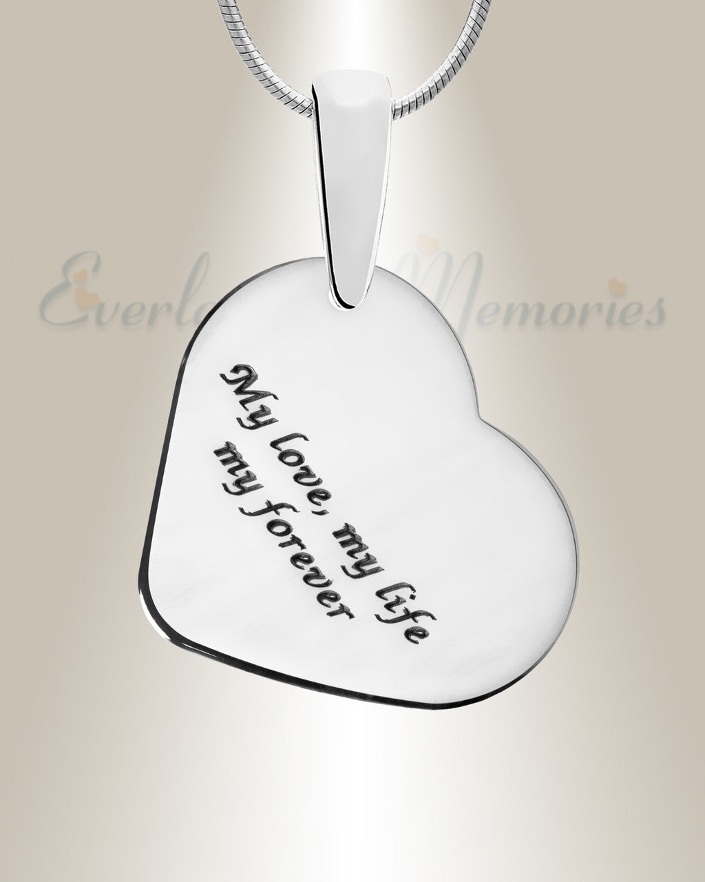 Attentive Heart Sterling Silver with Black Flame Opal Ash Resin Jewelry