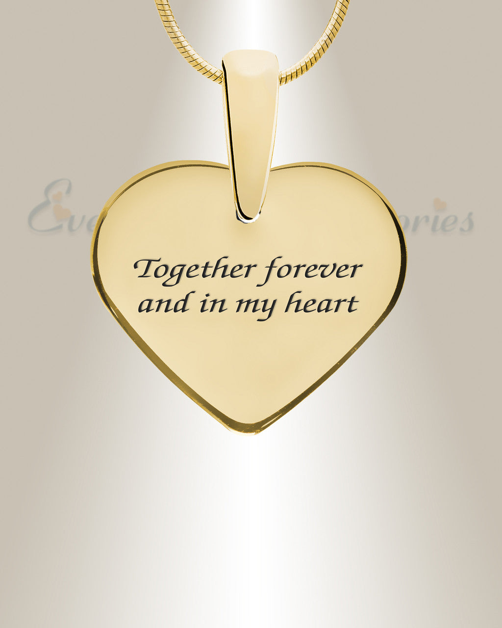 Woven Heart Gold Plated Ash Resin Jewelry