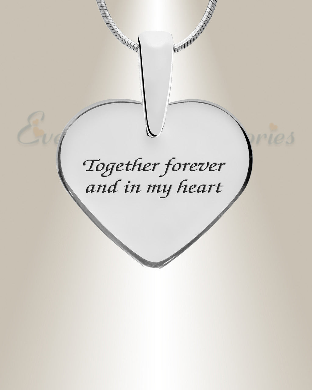Solid 14K White Gold Woven Heart with Seafoam Ash Resin Jewelry