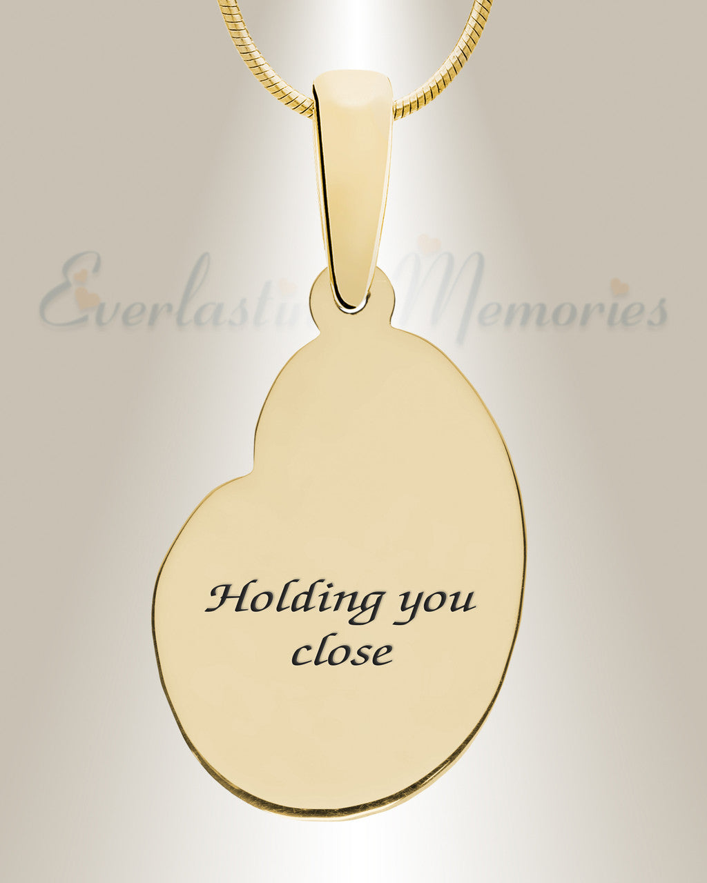 Solid 14K Gold Beloved with Mullberry Ash Resin Jewelry