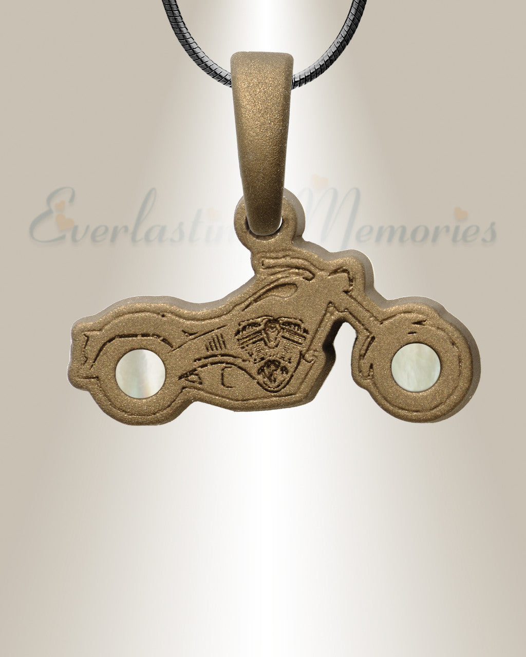 Riding Along Bronze Finish with Cream Ash Resin Jewelry