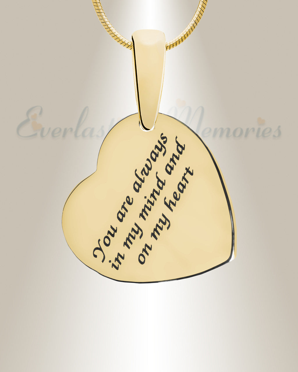 Solid 14K Gold Two Of A Kind Heart with Mullberry Ash Resin Jewelry