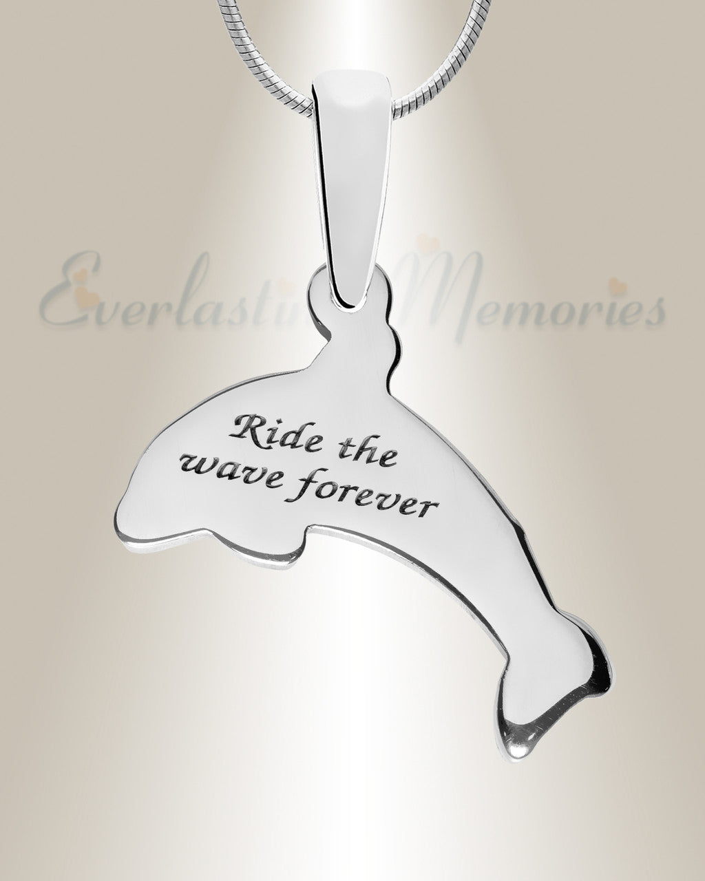 Jubilant Dolphin Sterling Silver with Crimson Ash Resin Jewelry
