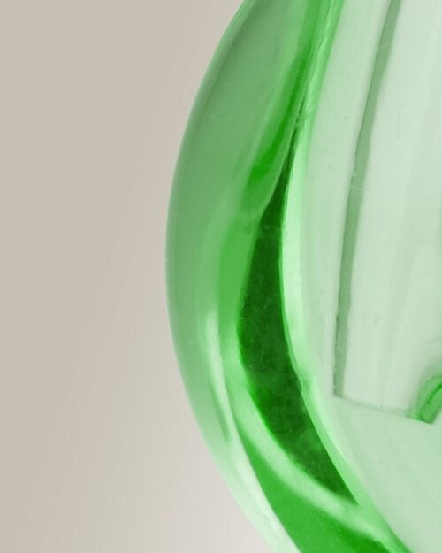 Glass Locket Green Moon Ash Urn Keepsake