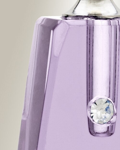 Glass Locket Violet Tribute Ash Urn Necklace