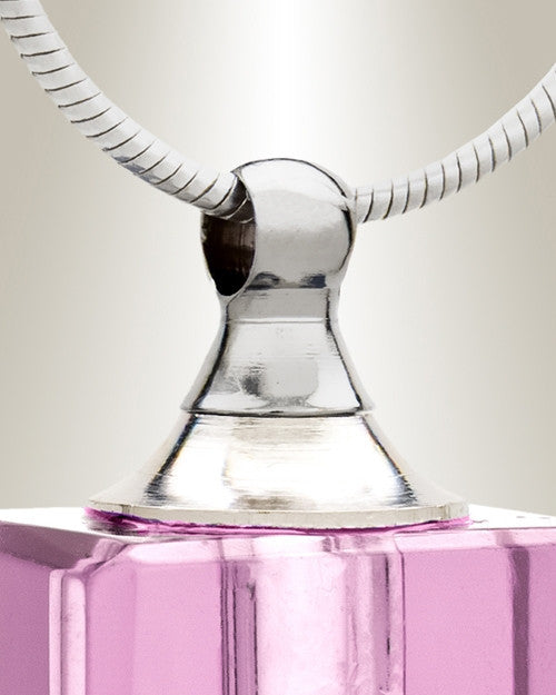 Glass Locket Pink Reliable Cremains Pendant