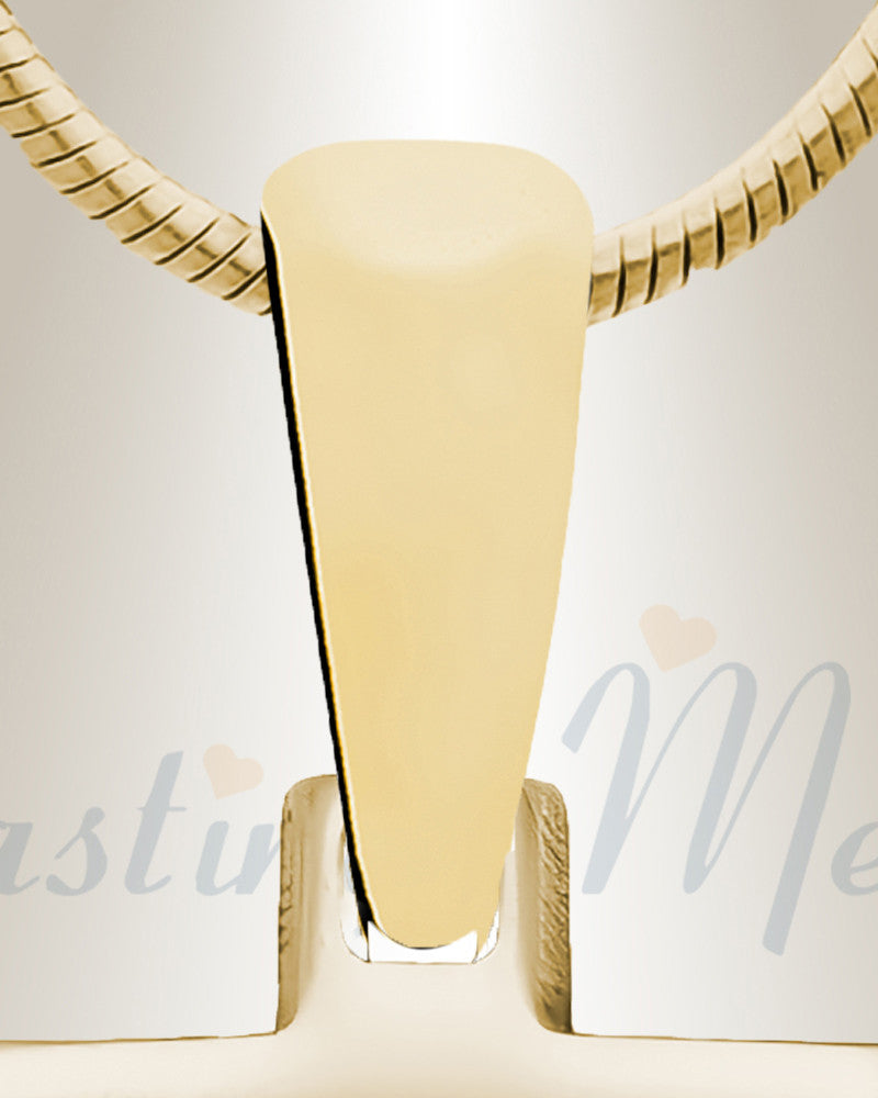 Square 14K Gold Picture Pendant