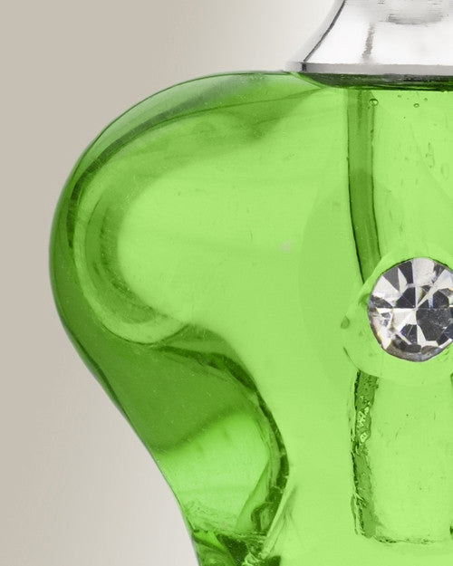 Glass Locket Green Lovely Cremation Jewelry