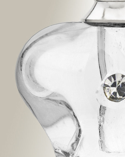 Glass Locket Clear Lovely Cremation Jewelry