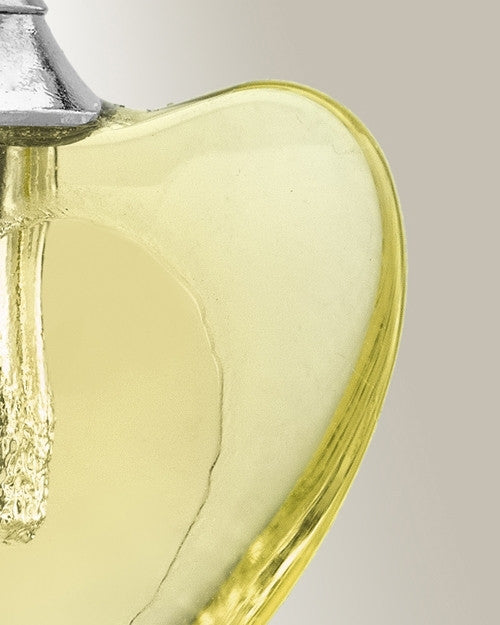 Glass Locket Yellow Hearts Cremation Jewelry