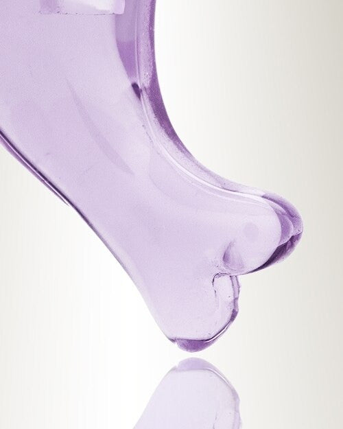 Glass Locket Violet Dolphin Cremation Jewelry