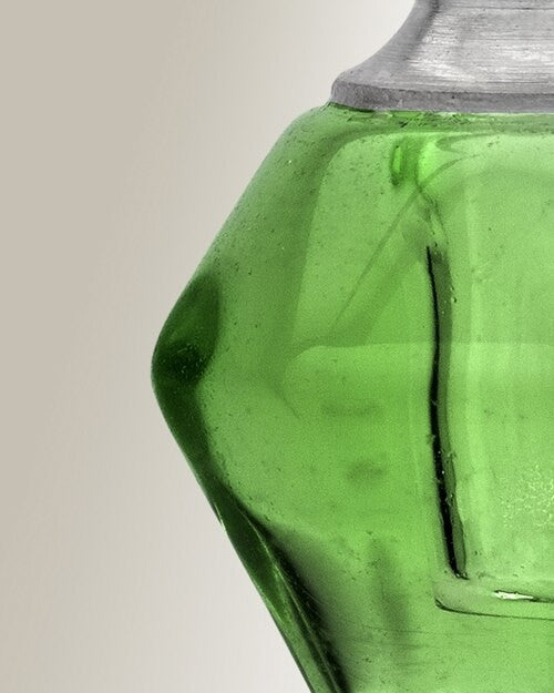 Glass Locket Green Tops Cremation Jewelry