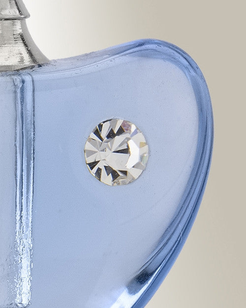 Glass Locket Blue Heartfelt Cremation Jewelry