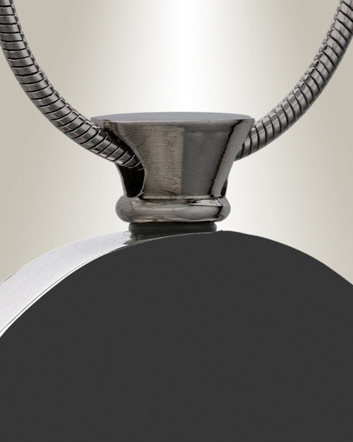 Black Pleasant Rectangle Urn Pendant