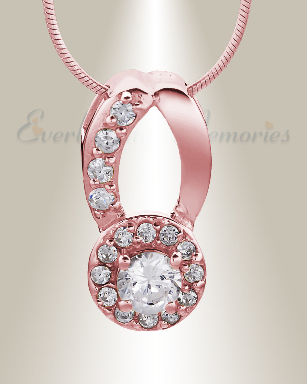 Rose Gold Simplicity Memorial Jewelry