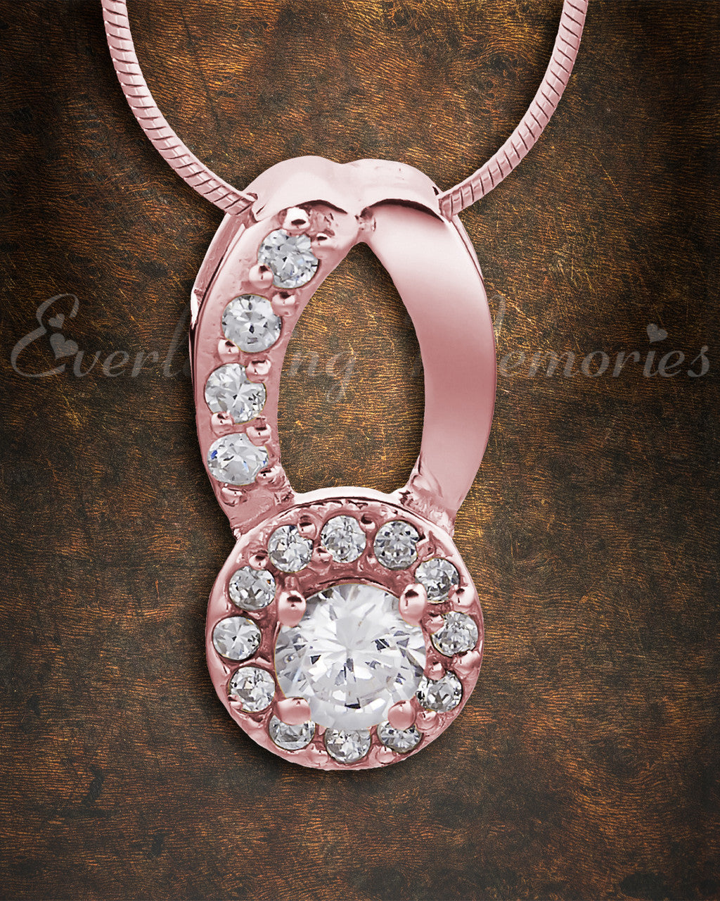 Rose Gold Simplicity Memorial Jewelry