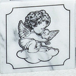Angel Teddy Bear Marble Infant Urn