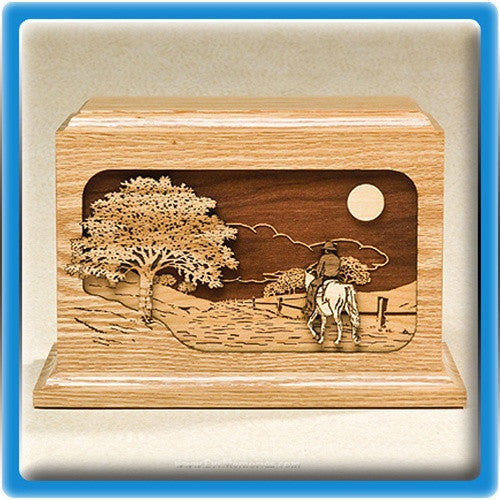Goin Home Wood Urn