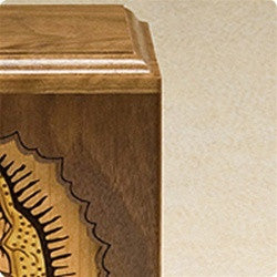 Our Lady Wood Urn