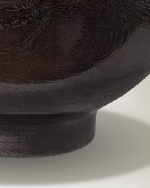 Large Peony Urn in Black