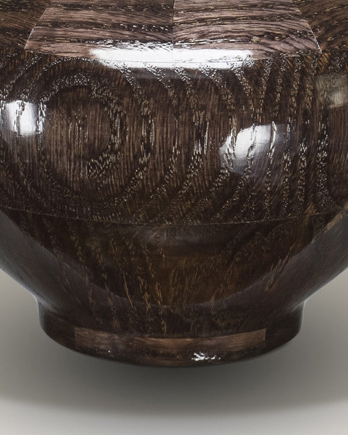 Small Peony Urn in Black