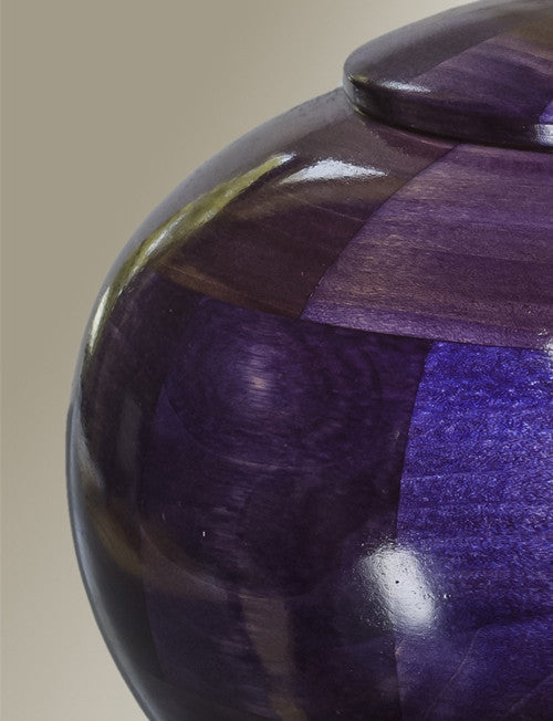 Large Peony Urn in Purple