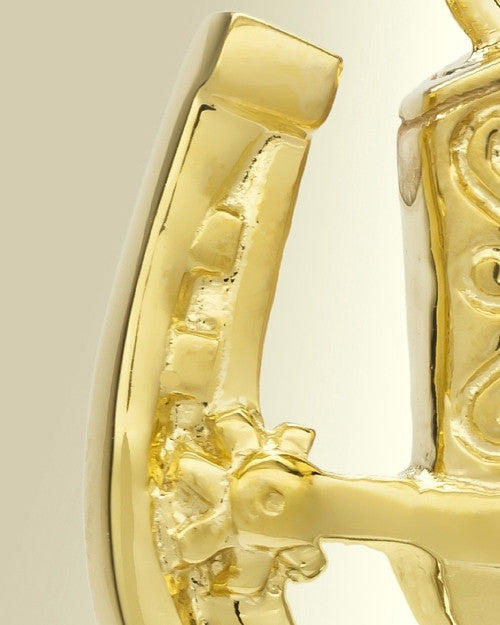 14K Gold Giddy Up Cremation Keepsake