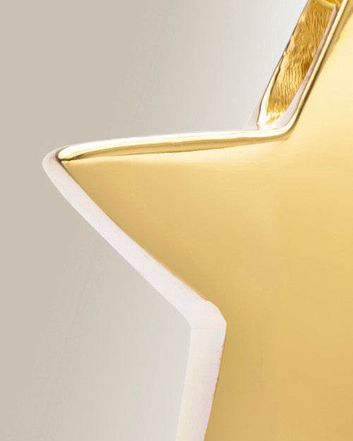 Small 14K Gold Sliding Star Cremation Urn Keepsake