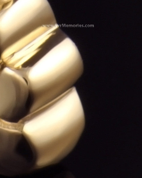 14K Gold Plated Lil Paw Funeral Jewelry