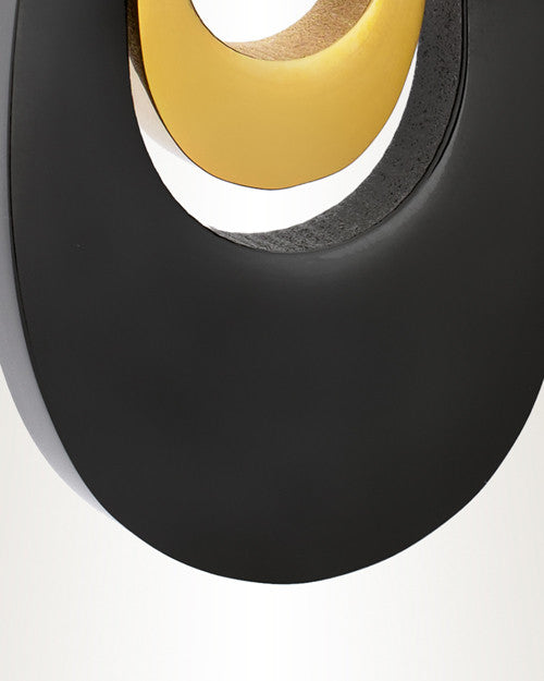 Black and Gold Drop Of Hope Cremation Jewelry