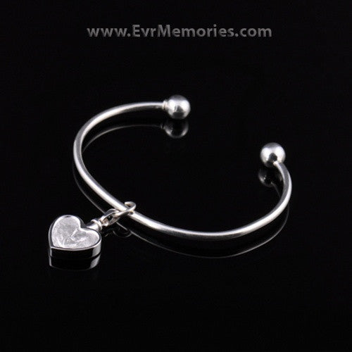 Sterling Silver Angel Kiss Cremation Bracelet
