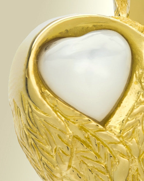 14k Gold Heart of Love Ash Pendant