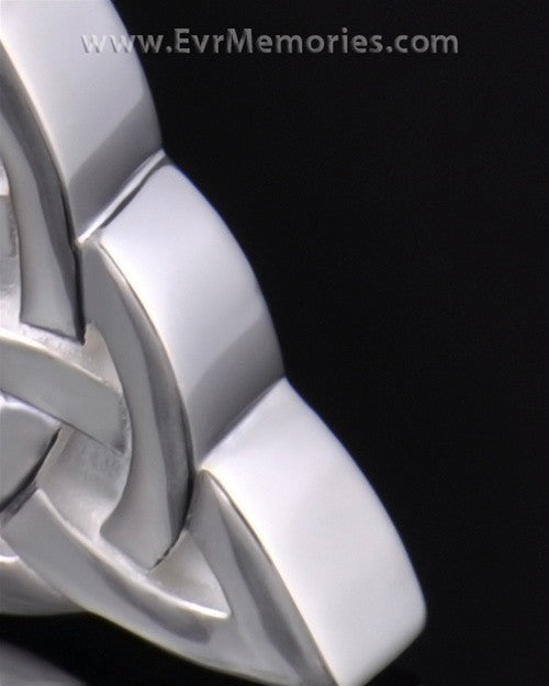 Sterling Silver Celtic Cherished Triangle Keepsake Jewelry