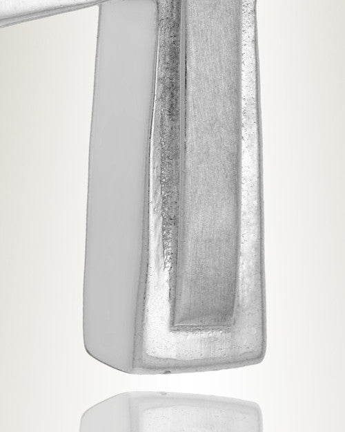 Sterling Silver Double Cross Cremation Charm