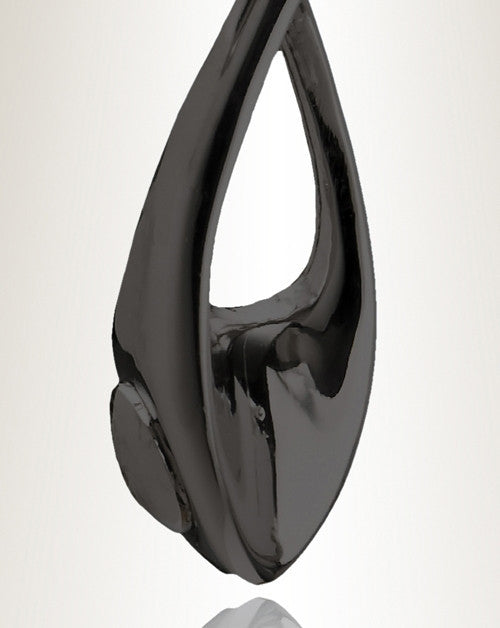 Black Peaceful Moments Cremation Jewelry