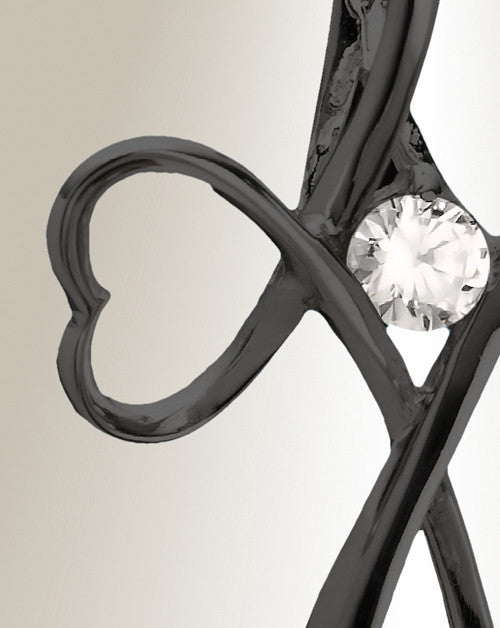 Black Peaceful Moments Cremation Jewelry