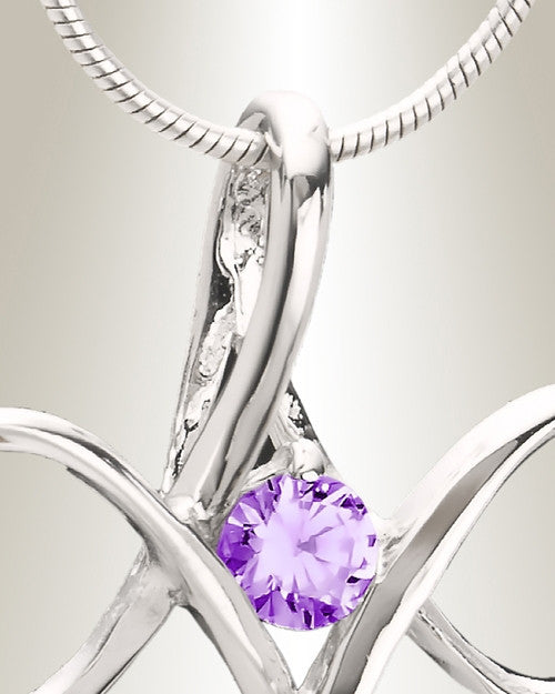 Purple Peaceful Moments Memorial Jewelry