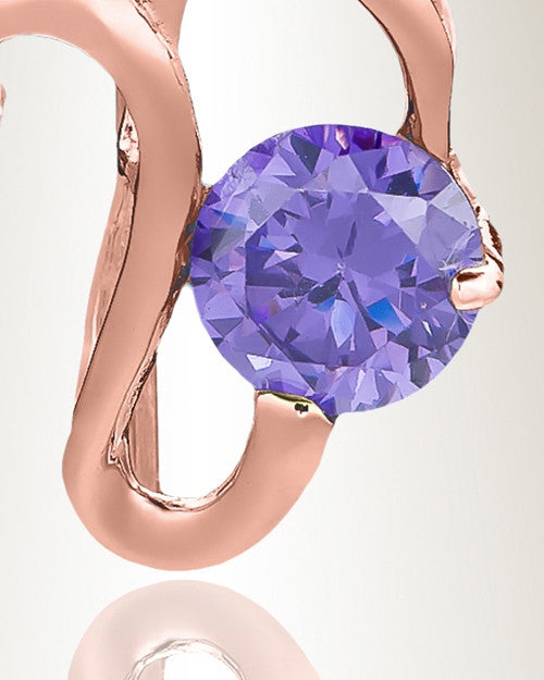 Rose Gold Simple Adoration Cremation Jewelry