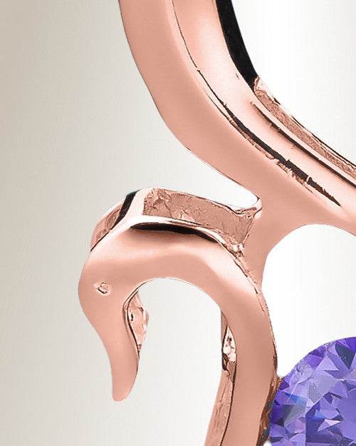 Rose Gold Simple Adoration Cremation Jewelry