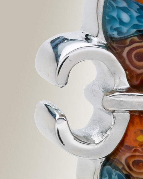 Fancy Flower Cremation Jewelry