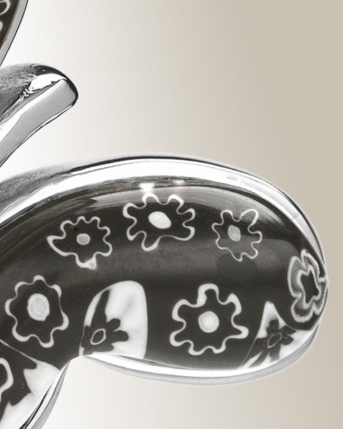 Black and White Majestic Butterfly Cremation Jewelry