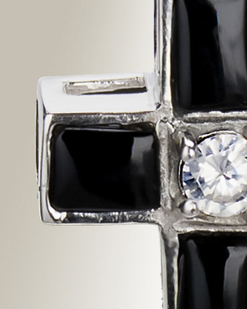 Ebony Cross Memorial Jewelry