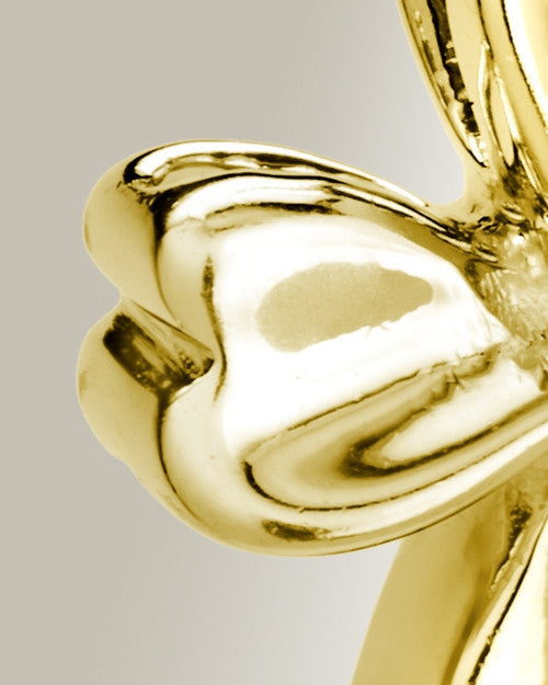 Gold Plated Contemporary Cross Memorial Jewelry