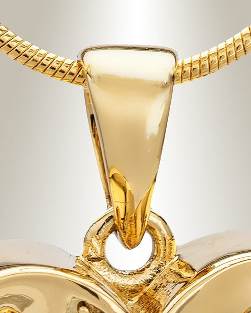 Gold Plated Endless Love Heart Memorial Jewelry