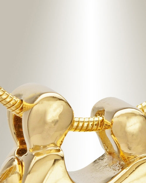 Gold Plated Bound with Love Memorial Jewelry
