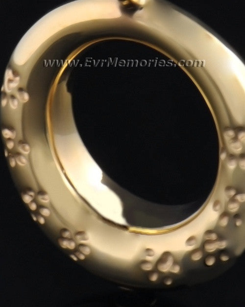 Gold Plated Imprinted Devotion Round Jewelry