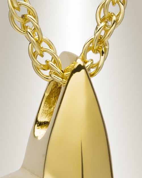 Gold Plated Ambitious Cross Urn Jewelry