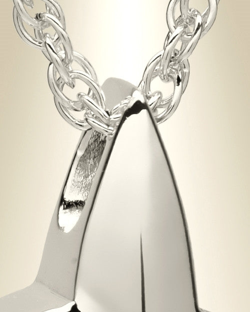 14k White Gold Ambitious Cross Jewelry Pendant