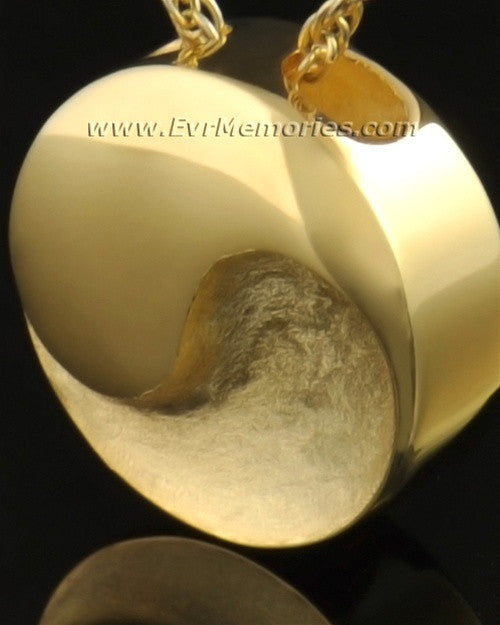 14k Gold Togetherness Round Urn Jewelry