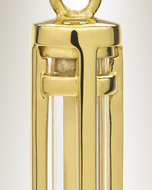 Fulfillment Gold Plated Cylinder Memorial Pendant